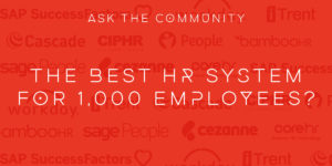 the best hr system for 1000 employees