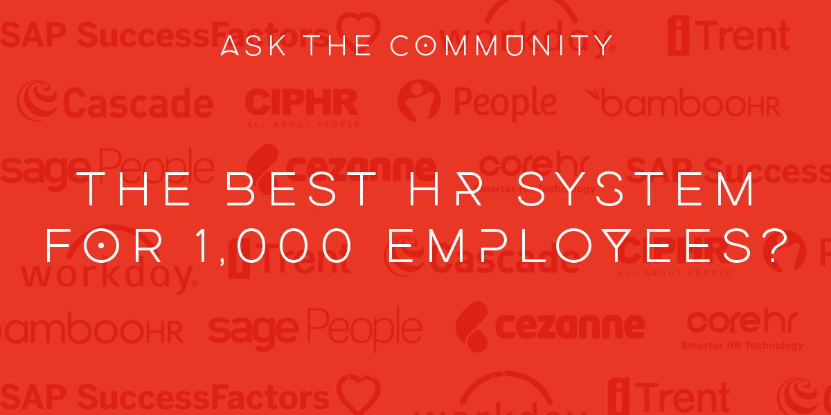 the best hr system for 1000 employees