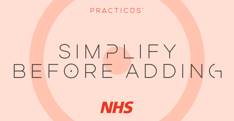 nhs simplify before adding