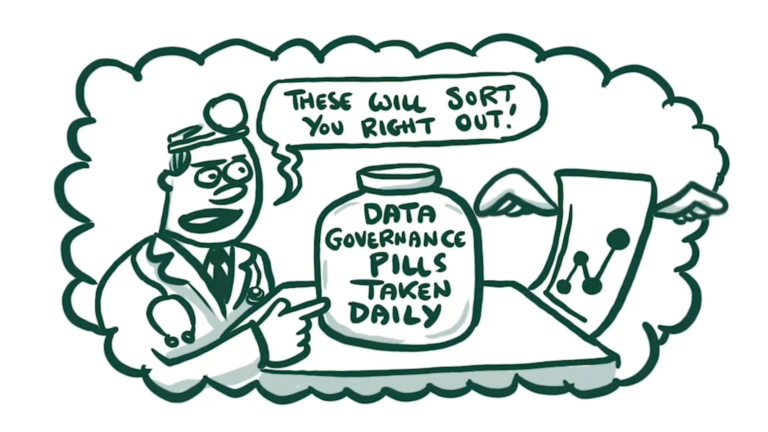 Why data culture can be difficult to achieve - cartoon illustration